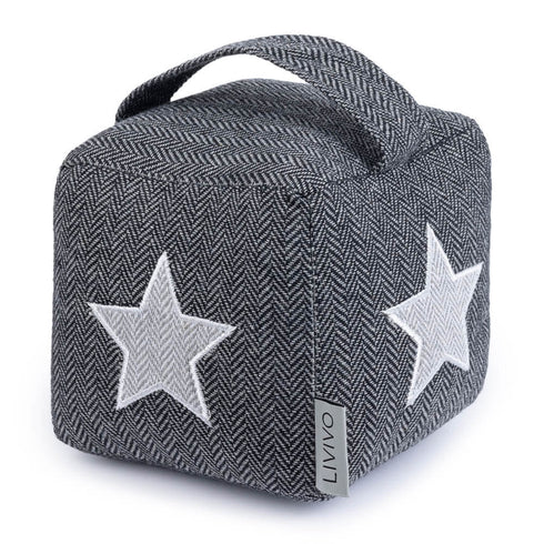 Weighted Cube Door Stopper Star