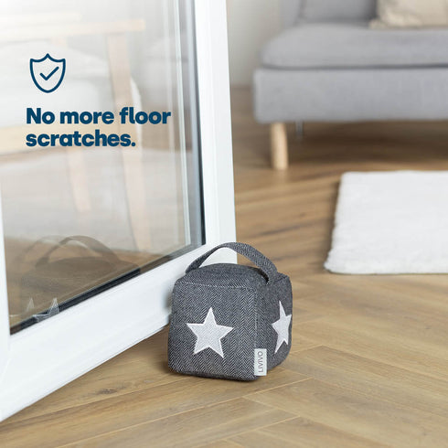 Weighted Cube Door Stopper Star