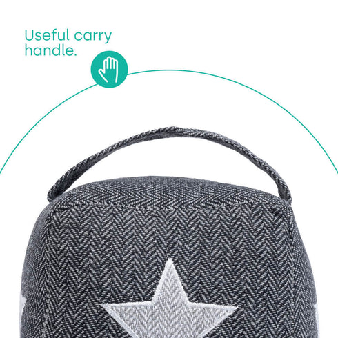 Weighted Cube Door Stopper Star