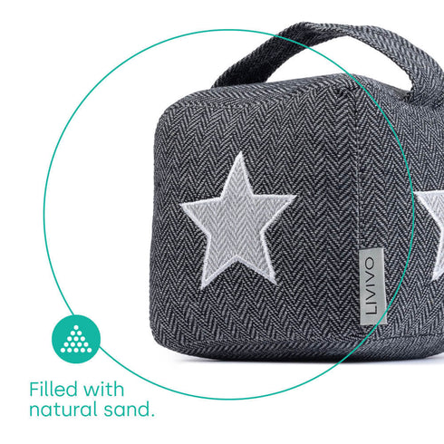 Weighted Cube Door Stopper Star