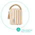 Weighted Door Stopper - Boho Chic Striped Design 1.5kg Sand-Filled with Hemp Handle