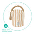 Weighted Door Stopper - Boho Chic Striped Design 1.5kg Sand-Filled with Hemp Handle