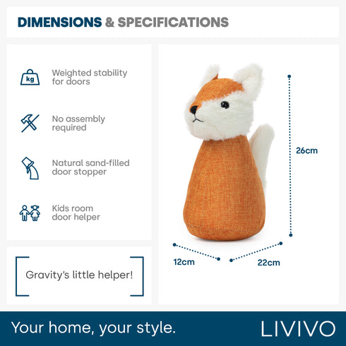 Weighted Door Stopper – Fox