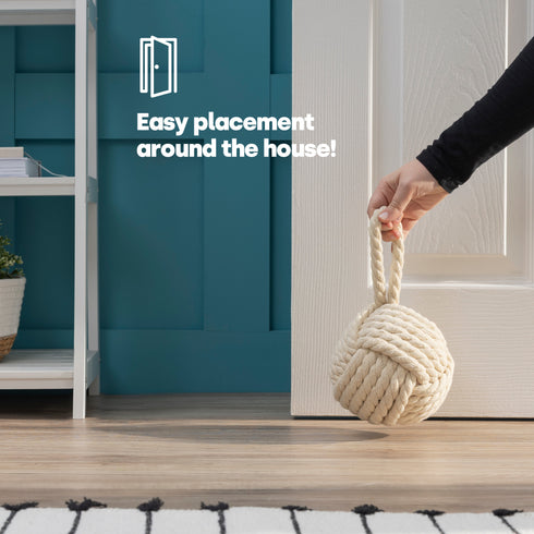 Weighted Door Stopper – Rope Knot
