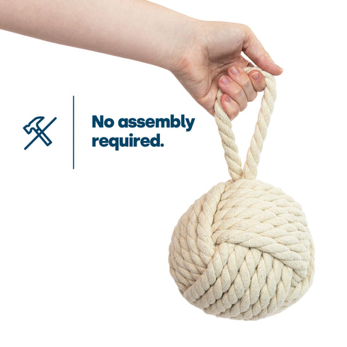 Weighted Door Stopper – Rope Knot
