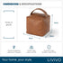 Weighted Cube Door Stopper Tan