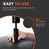 Anti-Burst Yoga & Exercise Gym Ball - Black