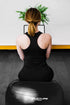 Anti-Burst Yoga & Exercise Gym Ball - Black