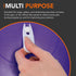 Anti-Burst Yoga and Exercise Gym Ball with Hand Pump - Purple