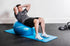 Anti-Burst Yoga and Exercise Gym Ball with Hand Pump - Blue