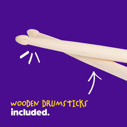 Electric Roll-Up Drum Kit - White