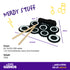 Electric Roll-Up Drum Kit - White
