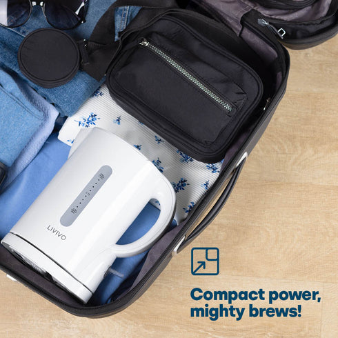 1L Travel Kettle - White