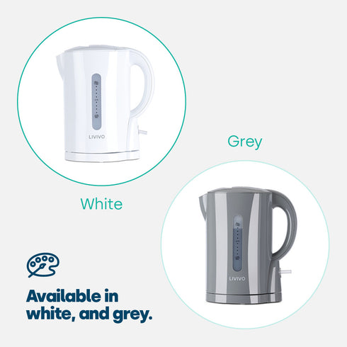 1L Travel Kettle - White