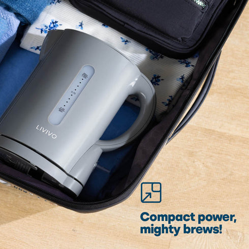 1L Travel Kettle - Grey