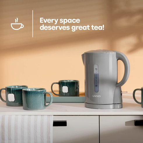 1L Travel Kettle - Grey