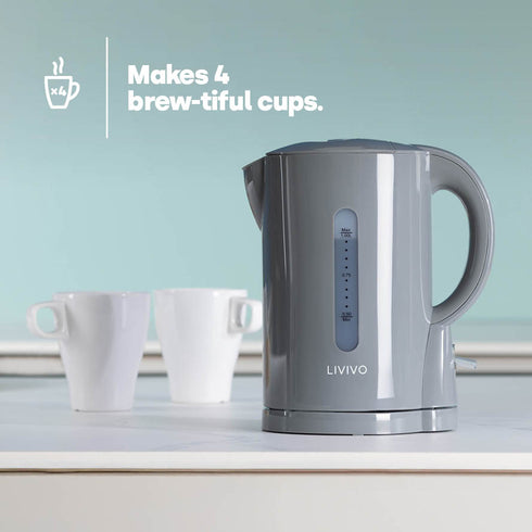 1L Travel Kettle - Grey