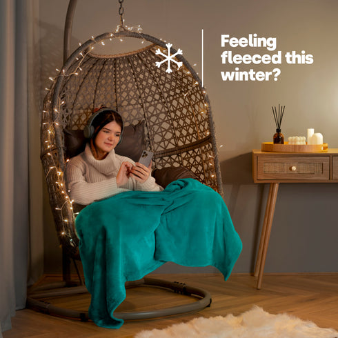 King Fleece Blanket - Ocean