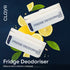 Clayr Fridge Deodoriser 120g Natural Gel 2 Pack - Off White with Clip Hook