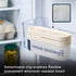 Clayr Fridge Deodoriser 120g Natural Gel 2 Pack - Off White with Clip Hook