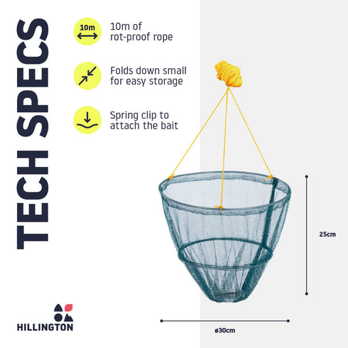 Set of 2 Crab Drop Nets