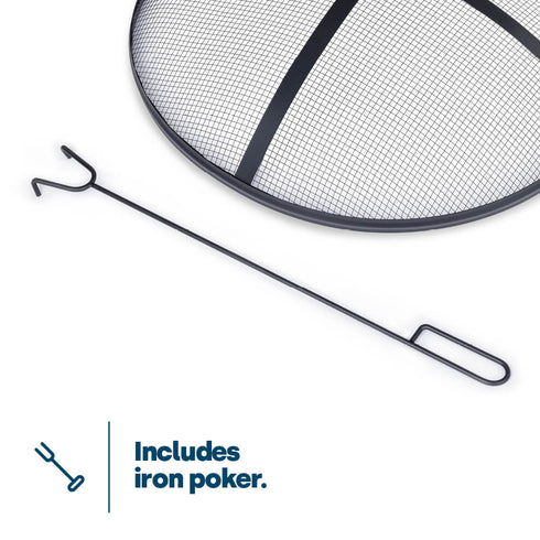 Rombo Steel Fire Pit & Grill