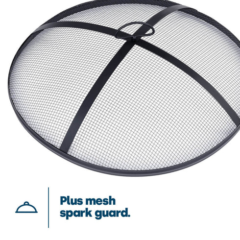 Rombo Steel Fire Pit & Grill