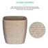 12cm Plant Pots Set of 3 - Sandstone Beige