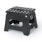 11" Folding Step Stool - Black