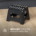 11" Folding Step Stool - Black