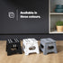11" Folding Step Stool - Black