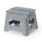 11" Folding Step Stool - Grey