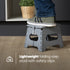 11" Folding Step Stool - Grey
