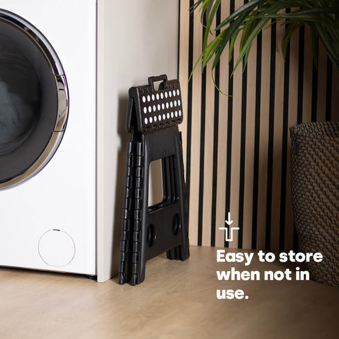 Foldable Step Stool - Black