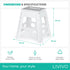 Foldable Step Stool - White