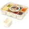 LIVIVO Snack Storage Box - 8 Removable Trays Snap Locks Silicon Seal