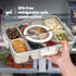 LIVIVO Snack Storage Box - 8 Removable Trays Snap Locks Silicon Seal