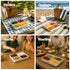 LIVIVO Snack Storage Box - 4 Removable Trays Snap Locks Silicon Seal