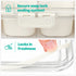 LIVIVO Snack Storage Box - 5 Removable Trays Snap Locks Silicon Seal