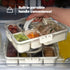 LIVIVO Snack Storage Box - 5 Removable Trays Snap Locks Silicon Seal