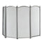 4-Panel Nickel Coated Fireguard