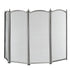 4-Panel Nickel Coated Fireguard