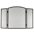 3-Panel Fireguard - Black