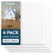 4 Pack Blank Canvas 20x20cm