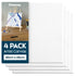 4 Pack Blank Canvas 20x20cm