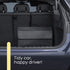 Car Boot Organiser Bag with Cover & Side Pockets