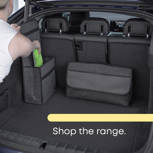 Car Boot Organiser Bag with Cover & Side Pockets