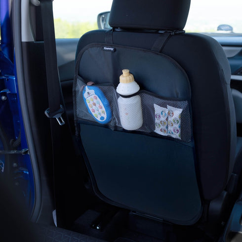 Car Seat Protector Kick Mats Set of 2 - Black
