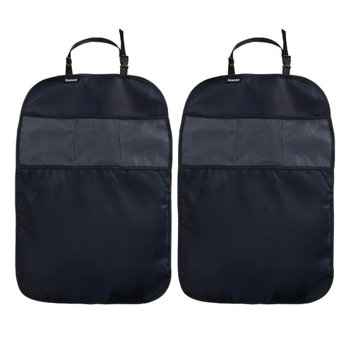 Car Seat Protector Kick Mats Set of 2 - Black