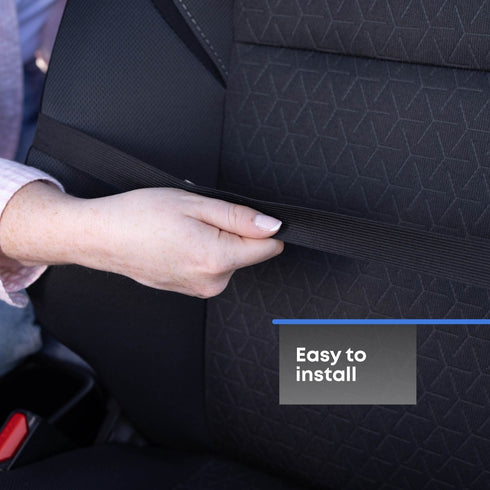 Car Seat Protector Kick Mats Set of 2 - Black
